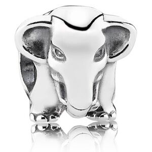 Authentic Pandora Retired Lucky Elephant S925 Ale Sterling Silver Charm